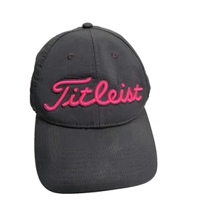 Titleist FootJoy Pro V1 Golf Hat Cap Womens One Size Black Pink Breast Cancer - Picture 1 of 8