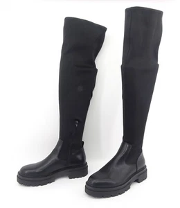 BULLBOXER Plateau Overknee botas botas mujer zapatos negro talla 39 - Imagen 1 de 12
