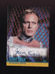 Star Trek TOS Season 3 1999 SKYBOX Autogrammkarte A75 Jason Evans - Rael - Bild 1 von 2