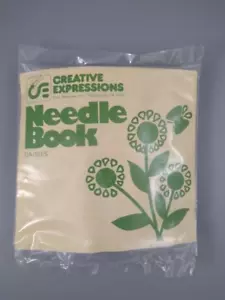 Creative Expressions Needle Book - DAISIES Crewel Embroidery Mini Kit Sealed NEW - Picture 1 of 2