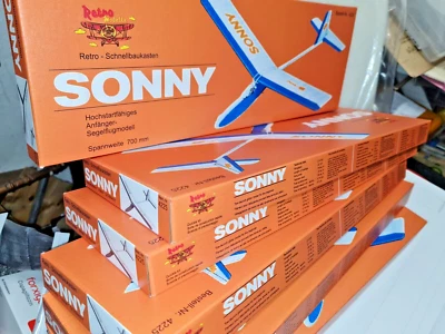 Retrobaukasten Segler SONNY Spannweite 700 mm gelasert. Der SONNY Nr. 4225 - Bild 1 von 4
