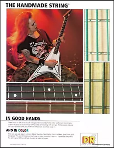 Children of Bodom Alexi Laiho DR Color Gitarrensaiten Werbung Werbedruck - Bild 1 von 3