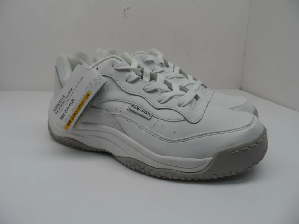 Zapato de trabajo deportivo antideslizante SkidBuster Service para hombre S5031 blanco 9,5 M Foto 1 de 4