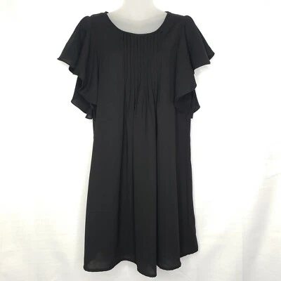 Платье женское Ya Los Angeles размер Small черное с развевающимся рукавом - Изображение 1 из 4