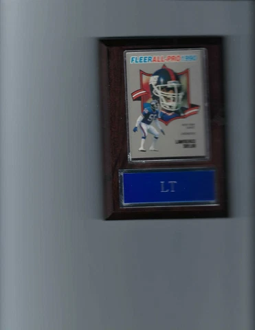 LAWRENCE TAYLOR PLAQUE NEW YORK GIANTS LT FOOTBALL NFL   C Cover