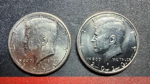 Satz 2020 P&D Kennedy Half Dollars, zirkuliert NIFC LESEN LESEN LESEN - Bild 1 von 2