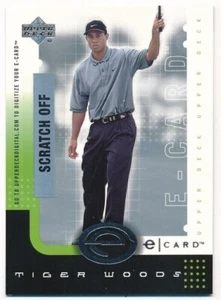 TIGER WOODS 2001 UD UPPER DECK GOLF #E-TW RC ROOKIE EVOLVE E-CARD SP RARE A - Bild 1 von 2