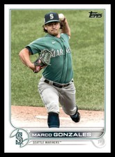 2022 Topps Series 1 Base # 112 Marco Gonzales - Seattle Mariners