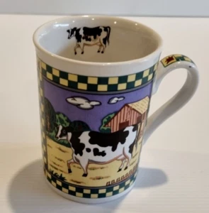 Taza Vaca Lechera 300ml - Estilo Granja - Novedad Taza Café Té Regalo - Imagen 1 de 7