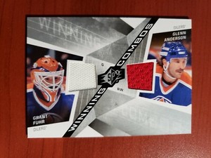 2008-09 SPx Winning Combos Dual Jersey #WC-FA Grant Fuhr/Glenn Anderson
