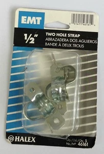 (25) Correa de dos orificios de conducto Halex Raco EMT de 1/2" - Imagen 1 de 1