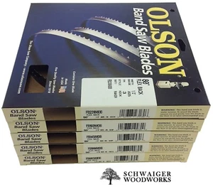 Olson Flex Back Band Saw Blades 80" inch x (5) Widths Set, Craftsman 137.224320 - Picture 1 of 7