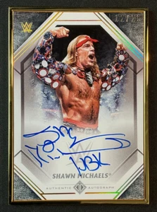 2021 Topps WWE Transcendent Auto SHAWN MICHAELS Gold Framed AUTOGRAPH /25 HBK - Picture 1 of 2