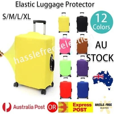 1x Elastic Luggage Suitcase Cover Travel Protector Anti Scratches 18-32 Inch - image 1 of 4