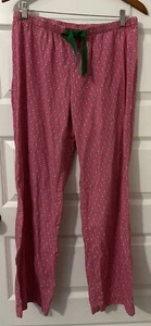 Vineyard Vines Women's Pajama Lounge Pants Medium M Pink Anchors - Picture 1 of 3