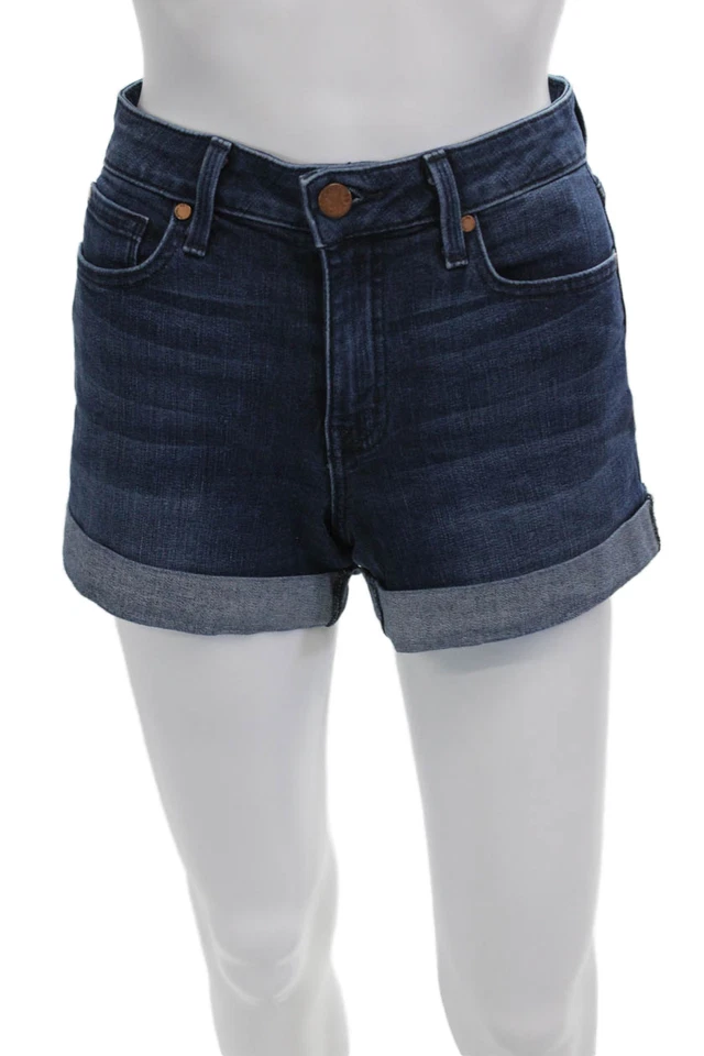 Pantalones Cortos de Playa Level 99 Unisex Azul Oscuro Botón Talla 27 Foto 1 de 4