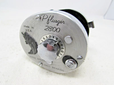 Carrete de pesca Pflueger 2800 modelo DF vintage hecho en EE. UU. Foto 1 de 4