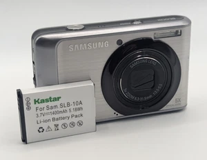 Samsung 12.2 MP Compact Camera | Model SL502 | Silver | Tested/Working - Picture 1 of 13