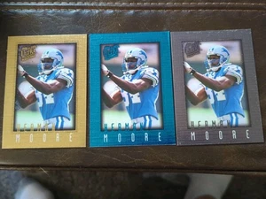 3 tarjetas doradas, azules y plateadas de Herman Moore - 1996 Fleer Ultra Sensations  - Imagen 1 de 4
