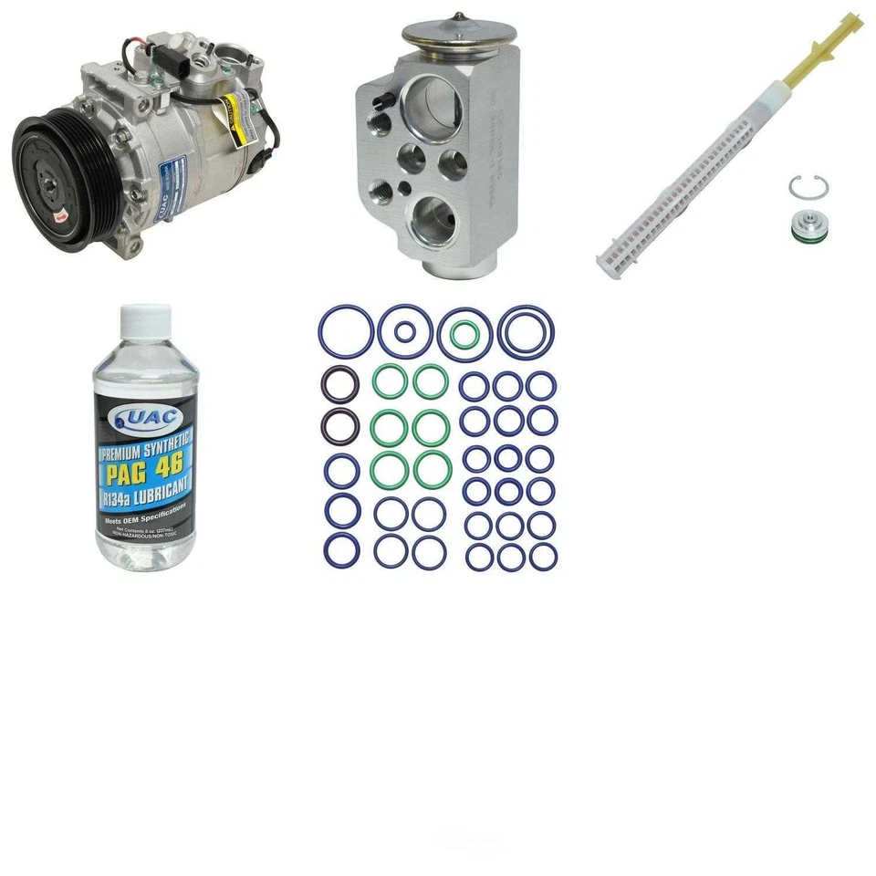 A/C Compressor Kit-Compressor Replacement Kit UAC fits 11-15 Audi Q7 3.0L-V6 - Image 1 of 1
