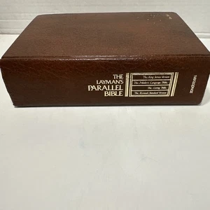 The Layman’s Parallel Bible **FOUR TRANSLATIONS IN ONE** 1979 Vintage Hardcover - Picture 1 of 12