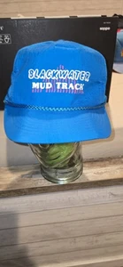 Trucker SnapBack Mütze Vintage Blackwater Schlamm Bahn Rennen Mesh Cap schön  - Bild 1 von 2