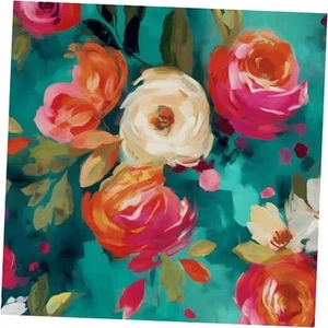 Watercolour Floral Peel and Stick Wallpaper Boho Contact Paper Renter Friendly - Picture 1 of 7