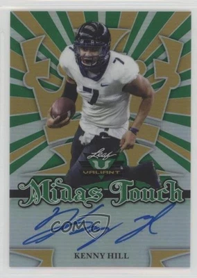 2018 Leaf Valiant Midas Touch Green /60 Kenny Hill #MT-KH1 Rookie Auto RC - Image 1 of 2