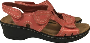 Clarks Collection Damen-Sandalen rosa offene Zehenpartie Fersenriemen ─ 9 XW - Bild 1 von 8