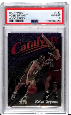 1997-98 Topps 科比布莱恩特 #137 带涂层 PSA 8  — 第 1/2 张图片