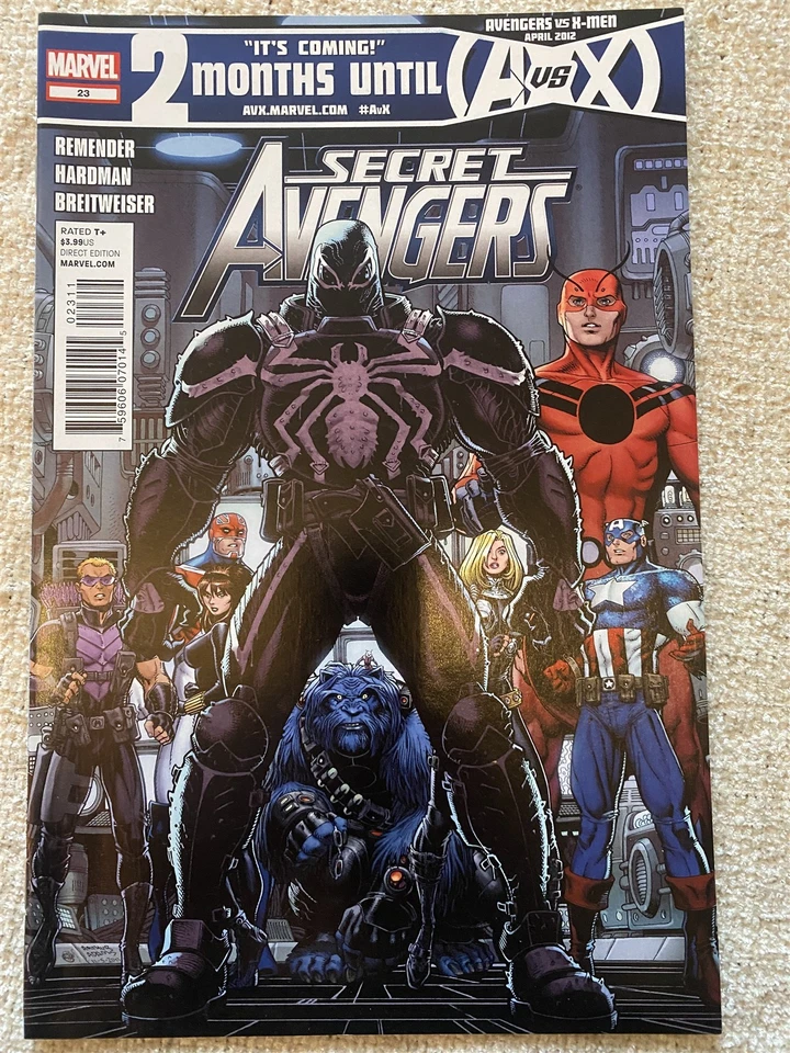 SECRET AVENGERS #23 1st Agent Venom Marvel Comics 2012 NM - Immagine 1 di 1