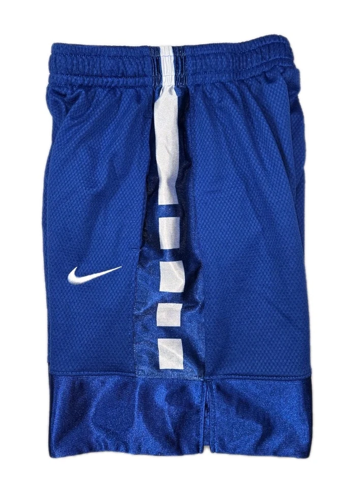 Pantalones Cortos de Baloncesto Nike DriFit Elite para Niños Azul Blanco Pequeño 19x7 Foto 1 de 4