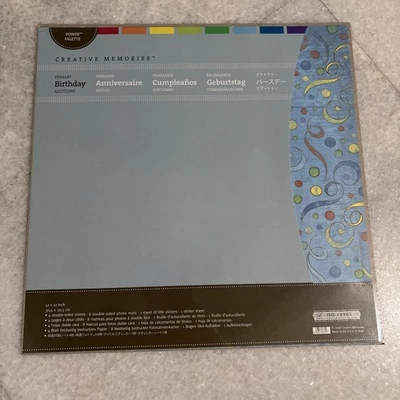 Creative Memories Pack Cumpleaños 12x12 con Papel, Alfombrillas Fotográficas, Pegatinas y Títulos Foto 1 de 4