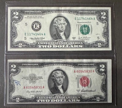 2 Dollar Bill Error (1953A/2003) - Image 1 of 4