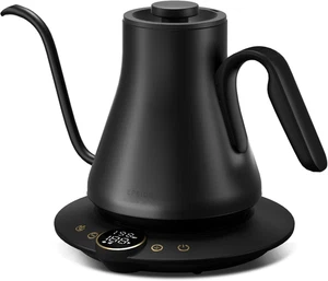 Electric Kettles, Gooseneck Electric Kettle, ±1℉ Temperature Control, Stainless - Picture 1 of 7