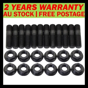 12 Pcs M10x1.5x50mm High Tensile Stud Kit for Manifold & Turbo - Bild 1 von 5
