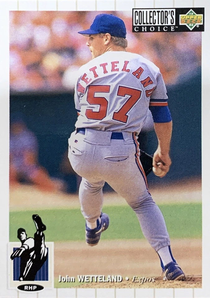 1994 Upper Deck Collectors Choice John Wetteland Montreal Expos #410 NMMT - Image 1 of 2