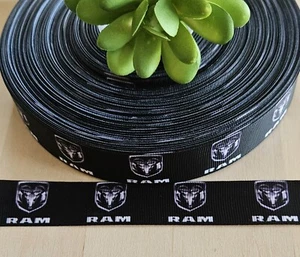 Cinta de grosgrain para camioneta Dodge Ram de 7/8" (1 año) cinta resistente para camioneta Ram - Imagen 1 de 1