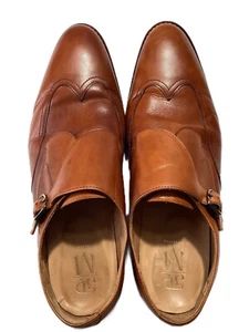 3DM Lifestyle Single Monkstrap Wingtip Mens Dress Shoe Size 13-13.5 Brown Oxford - Picture 1 of 13
