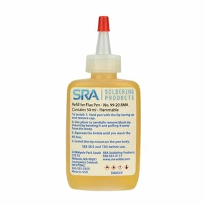 SRA #99 RMA Rosin Flux ,Non Corrosive and Non Conductive residue -50 mL - Picture 1 of 2