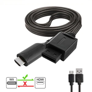 Wii to HDMI Adapter Converter USB Cable High HD Plug & Play for Conversion Cord - Picture 1 of 13