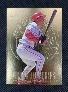 Fleer Ultra 1996 medallón de oro de béisbol #254 Gregg Jeffries MLB Phillies SP - Imagen 1 de 2