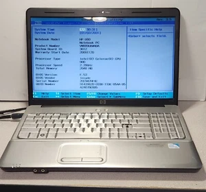 hp g60 laptop G60-507DX Boots To Bios AS IS FOR PARTS OR REPAIR - Afbeelding 1 van 6