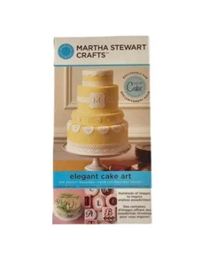 Cartucho de pastel Martha Stewart Cricut artesanías arte elegante completo sellado nuevo en caja - Imagen 1 de 4