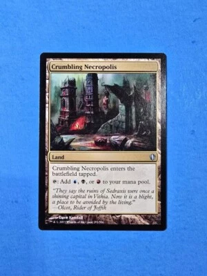 1x Crumbling Necropolis Commander 2013 Mtg Magic Gathering Card Land Mana 283 - Image 1 of 2