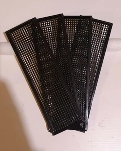 4 X Universal/ Customisable Motherboard I/O Shield / Backplate 3d Printed BLACK. - Afbeelding 1 van 6