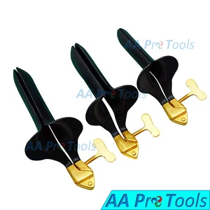 3 espéculos vaginales Collin recubiertos de negro pequeño, mediano y grande obstetra/ginecología S,M,L - Imagen 1 de 4