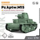 SSMODEL 72704 1/72 25mm Military Model Kit German Pz.kptw.M15 Medium Tank