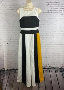 L'ATISTE By Amy Jumpsuit Romper Medium Women's Color Block Wide Leg Layered (C60 - Picture 1 of 10