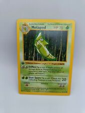 1st Edition Metapod 54/102- Pokémon Base Set Shadowless - Heavy Played